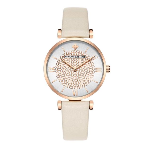 wristwatches ladies dress quartz watches wwoor fashion sports white genuine leather womend watch luxury diamond lady gifts, Slivery;brown
wristwatches ladies dress quartz watches wwoor fashion sports white genuine leather womend watch luxury diamond lady gifts, Slivery;brown