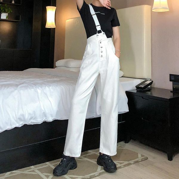 women's jeans lguc.h 2021 autumn baggy women unique denim overalls pants wide leg mom high waist suspender trousers white black xl, Blue
women's jeans lguc.h 2021 autumn baggy women unique denim overalls pants wide leg mom high waist suspender trousers white black xl, Blue