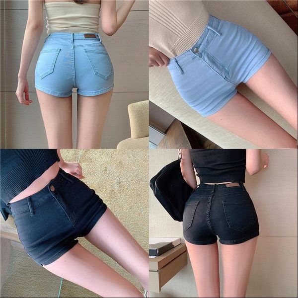 high waisted womens short denim shorts women solid split jeans summer slim mini drop good quality, White;black
high waisted womens short denim shorts women solid split jeans summer slim mini drop good quality, White;black