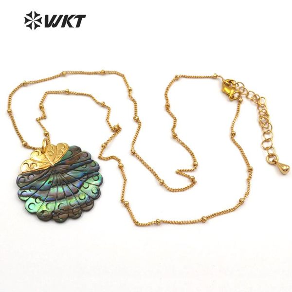 pendant necklaces wt-jn035 wholesale fashion design natural abalone shell flower shape necklace for with 24k gold electroplated gift, Silver
pendant necklaces wt-jn035 wholesale fashion design natural abalone shell flower shape necklace for with 24k gold electroplated gift, Silver