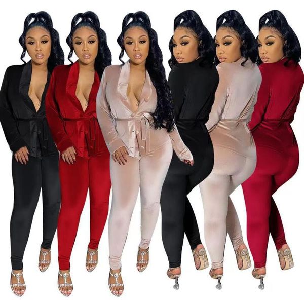 women's two piece pants pure color sports two-piece suit autumn sets sexyv-neck full sleeve sashes lace up skinny pencil pleuche outfi, White
women's two piece pants pure color sports two-piece suit autumn sets sexyv-neck full sleeve sashes lace up skinny pencil pleuche outfi, White