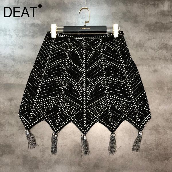 arrivals autumn summer black diamonds tassel skirt pattern drill chain fringed women mh177 210525
arrivals autumn summer black diamonds tassel skirt pattern drill chain fringed women mh177 210525