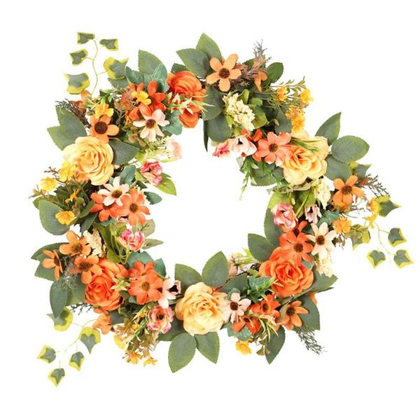 decorative flowers & wreaths artificial chrysanthemum daisy peony flower wreath with green leaves for front door window wall wedding party h
decorative flowers & wreaths artificial chrysanthemum daisy peony flower wreath with green leaves for front door window wall wedding party h
