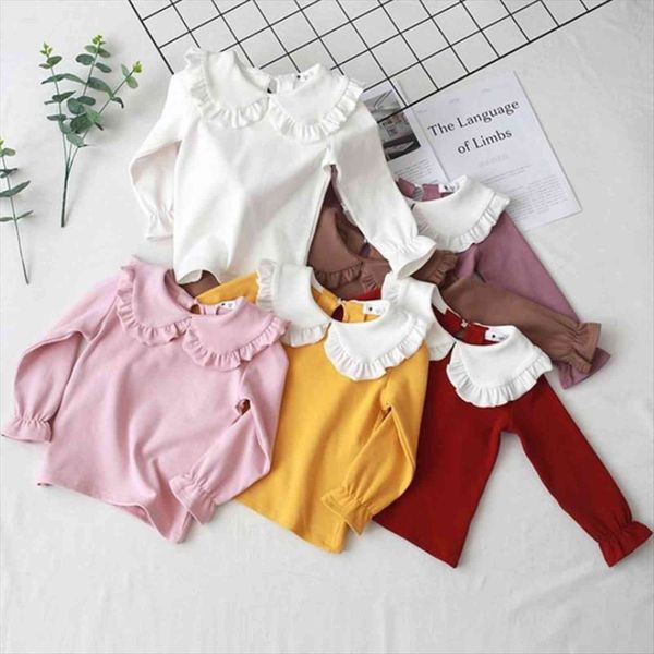 childrens clothing baby girl undershirts kids winter long sleeved t shirt bottoming female spring doll collar white, Blue
childrens clothing baby girl undershirts kids winter long sleeved t shirt bottoming female spring doll collar white, Blue
