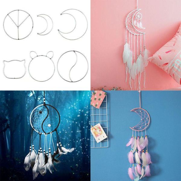 decorative objects & figurines iron ring cute dreamcatcher hoop moon special shaped rings diy handmande p9yb
decorative objects & figurines iron ring cute dreamcatcher hoop moon special shaped rings diy handmande p9yb