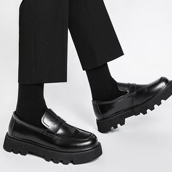 dress shoes genuine leather shoes for men, casual business fashion moccasins, thick platform, wedding , harajuku, korean us3k, Black
dress shoes genuine leather shoes for men, casual business fashion moccasins, thick platform, wedding , harajuku, korean us3k, Black