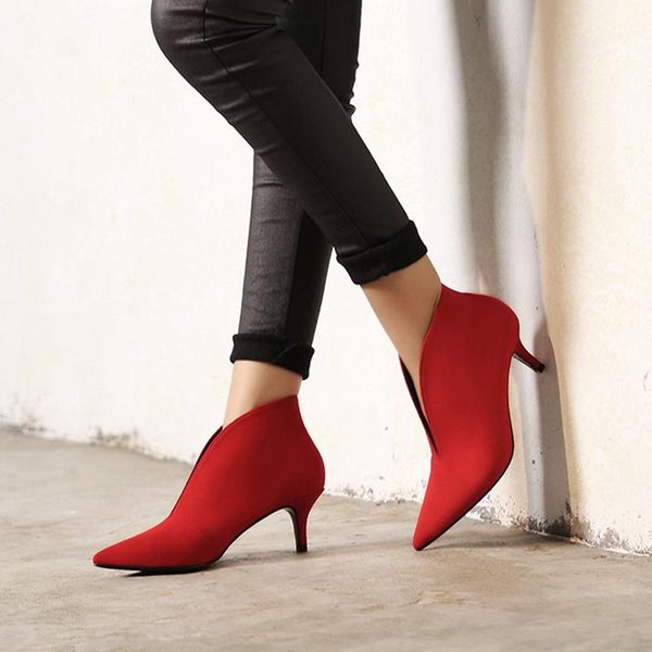 dress shoes v-mouth pointe toe women pumps small thin high heels ladeis party stilettos single large size 33-40, Black
dress shoes v-mouth pointe toe women pumps small thin high heels ladeis party stilettos single large size 33-40, Black