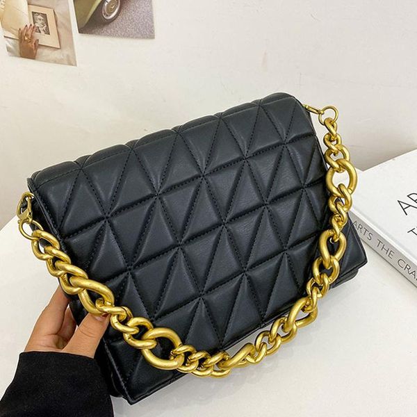 evening bags thick chains shoulder bag women pu leather flap messenger handbag luxury lingge crossbody designer lady clutch bolso feminin
evening bags thick chains shoulder bag women pu leather flap messenger handbag luxury lingge crossbody designer lady clutch bolso feminin