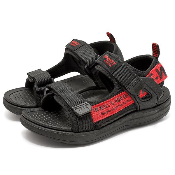 sandals boys fashion beach men's shoes teen slippers flat casual lightweight roman, Black;red
sandals boys fashion beach men's shoes teen slippers flat casual lightweight roman, Black;red