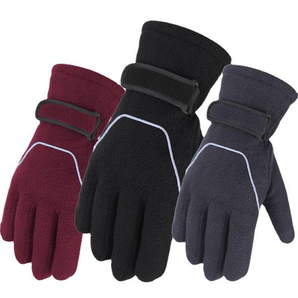 cycling gloves winter men's and women's double-layer warm fleece windproof riding driving wear-resistant polar, Black
cycling gloves winter men's and women's double-layer warm fleece windproof riding driving wear-resistant polar, Black