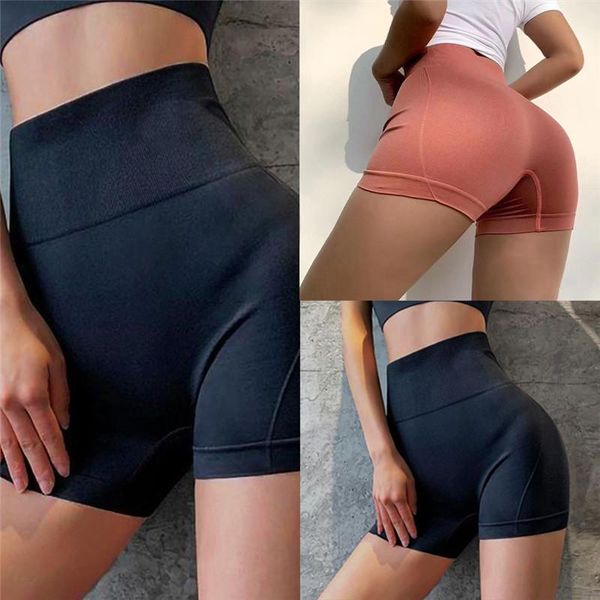 women's shorts solid high waist quick-drying hip up biker fitness short stretch sport women, White;black
women's shorts solid high waist quick-drying hip up biker fitness short stretch sport women, White;black