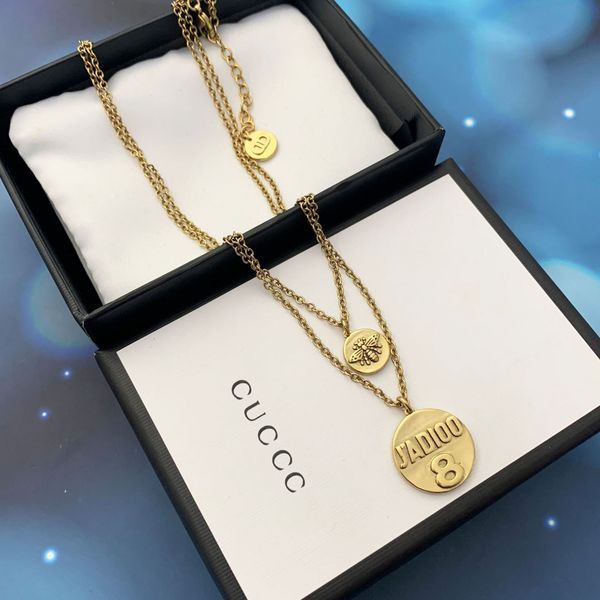 75% off luxury jewelry new letter circle double layer necklace in clearance t6x5, Silver
75% off luxury jewelry new letter circle double layer necklace in clearance t6x5, Silver