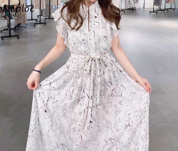 neploe o neck flying short sleeve temperament dress women high waist hip a line long slim vestidos summer 2021 new robe print c0607, Black;gray
neploe o neck flying short sleeve temperament dress women high waist hip a line long slim vestidos summer 2021 new robe print c0607, Black;gray