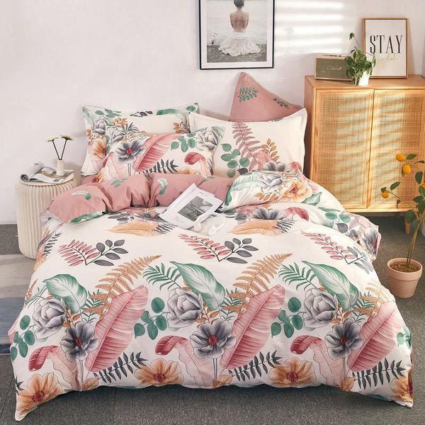 bedding sets 4pcs set minimalist plants and flowers 100% cotton duvet cover flat sheet pillowcase bed linen euro for adult
bedding sets 4pcs set minimalist plants and flowers 100% cotton duvet cover flat sheet pillowcase bed linen euro for adult