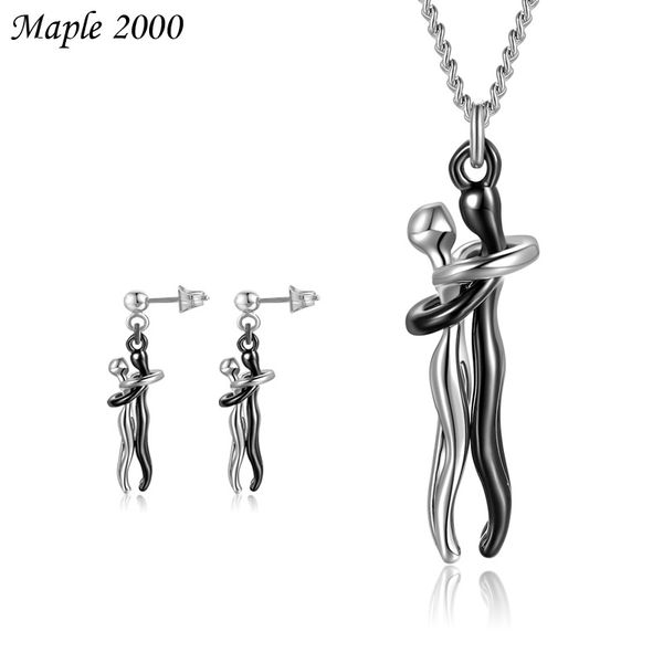korean version couple pendant necklace express emotion straightforwardly 18k alloy earrings black suit 
korean version couple pendant necklace express emotion straightforwardly 18k alloy earrings black suit