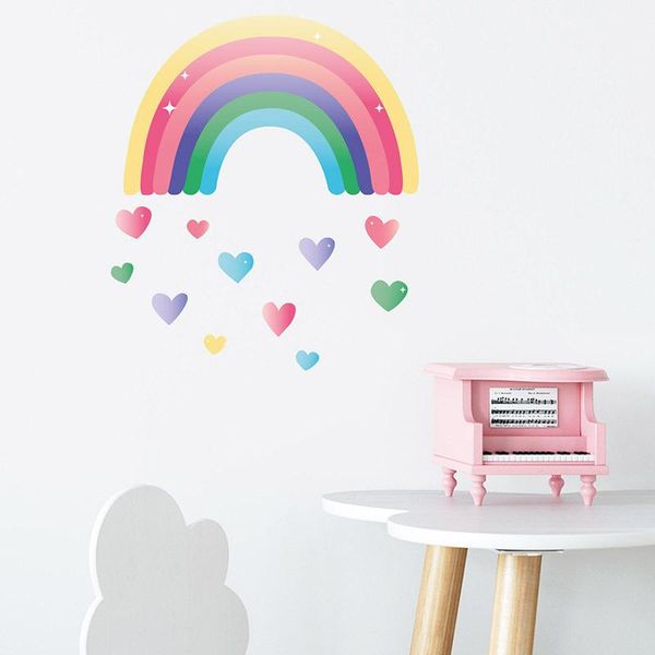 wall stickers cute diy hand drawn colorful love heart rainbow sticker children kids room decoration self-adhesive removable decal
wall stickers cute diy hand drawn colorful love heart rainbow sticker children kids room decoration self-adhesive removable decal
