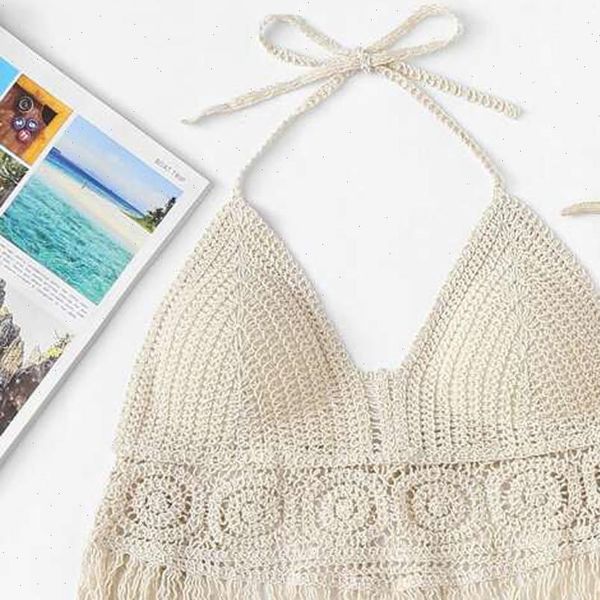 bikini crop women tank crochet bralette boho beach camisoles halter cami knitted bra beachwear, White
bikini crop women tank crochet bralette boho beach camisoles halter cami knitted bra beachwear, White