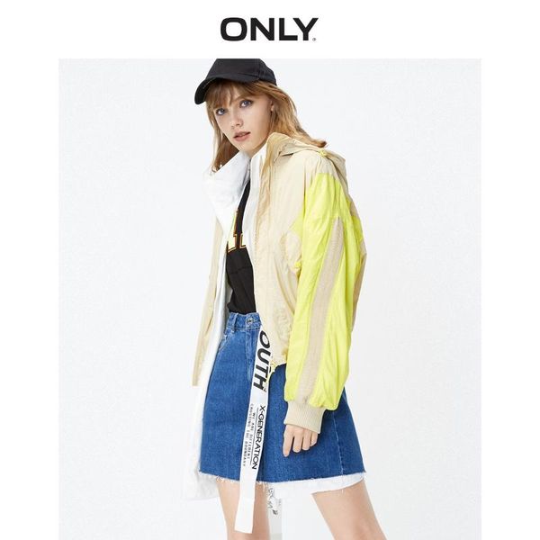 women's jackets only contrast letters hooded breathable casual loose thin short coat | 119336532, Black;brown
women's jackets only contrast letters hooded breathable casual loose thin short coat | 119336532, Black;brown