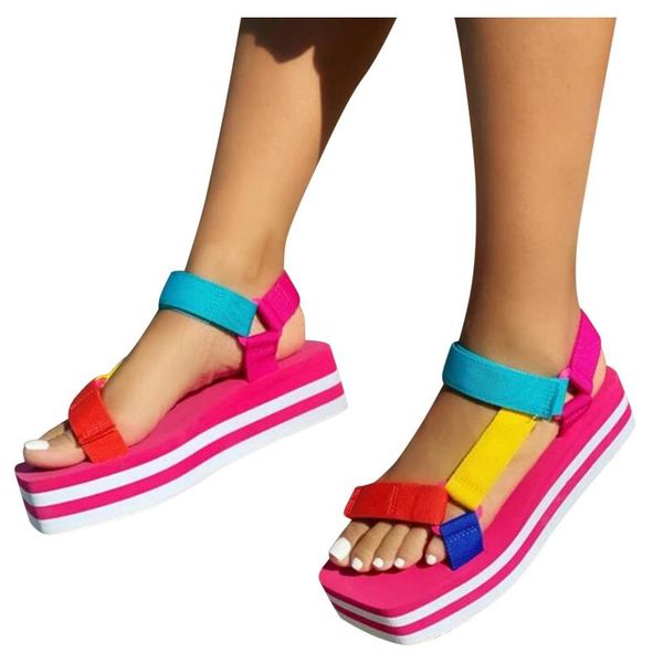 platform sandals women 2021 color block shoes woman summer ladies square toe ankle strap casual sandalias mujer, Black
platform sandals women 2021 color block shoes woman summer ladies square toe ankle strap casual sandalias mujer, Black