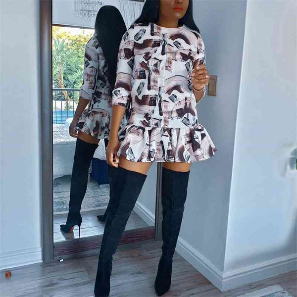 vintage dress for african ladies autumn long sleeve round neck print falbala elegant work business office dresses mini 210510, Black;gray
vintage dress for african ladies autumn long sleeve round neck print falbala elegant work business office dresses mini 210510, Black;gray