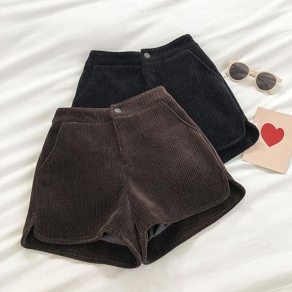 women's shorts women fashion casual korean ladies autumn winter high waist a-line buttons pockets corduroy short female streetwear pant, White;black
women's shorts women fashion casual korean ladies autumn winter high waist a-line buttons pockets corduroy short female streetwear pant, White;black