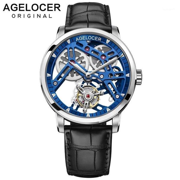 skeleton agelocer original tourbillon movement watches mens 2021 hand mechanical sapphire waterproof watch men wristwatches, Slivery;brown
skeleton agelocer original tourbillon movement watches mens 2021 hand mechanical sapphire waterproof watch men wristwatches, Slivery;brown