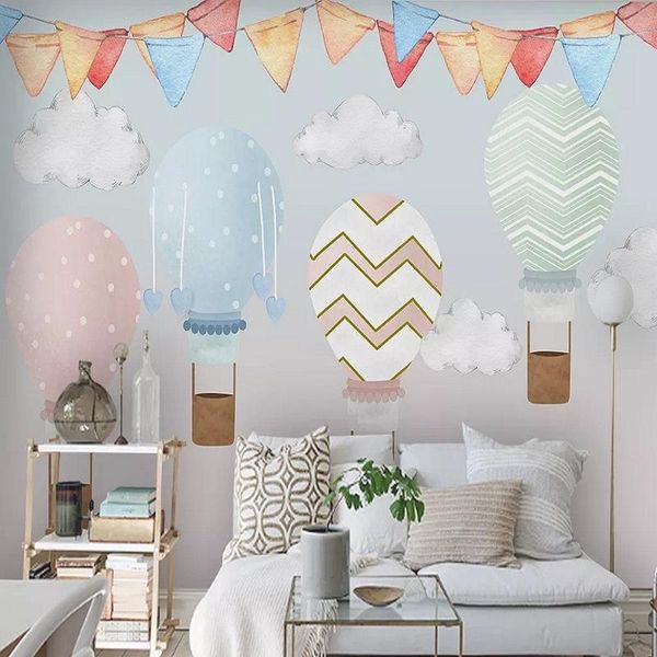 wallpapers custom 3d large mural wallpaper modern minimalist hand-painted air balloon children's room tv background living bedroom
wallpapers custom 3d large mural wallpaper modern minimalist hand-painted air balloon children's room tv background living bedroom