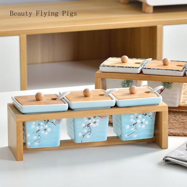 storage bottles & jars ceramic seasoning jars, bottle combination, three-piece creative box set oil and salt household kitchen supplies
storage bottles & jars ceramic seasoning jars, bottle combination, three-piece creative box set oil and salt household kitchen supplies