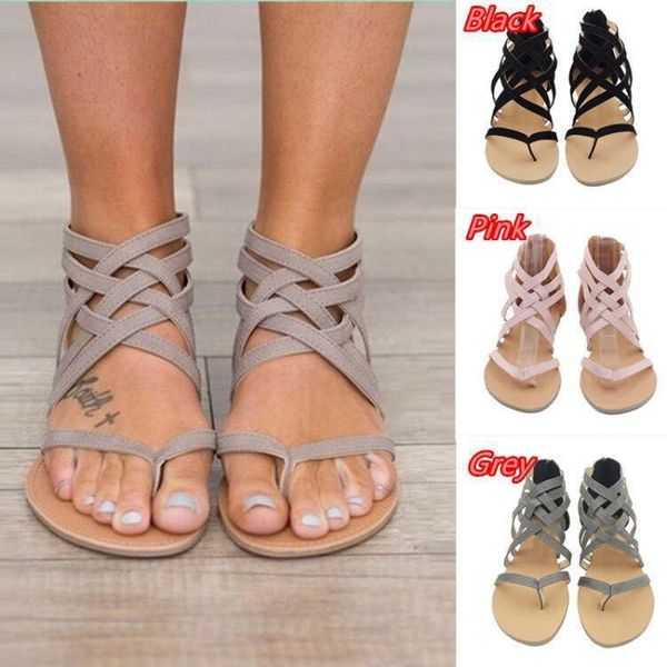 sandals women shoes summer 2021 woven cross strap back zipper roman plus size flip flops flat woman closed toe sandal, Black
sandals women shoes summer 2021 woven cross strap back zipper roman plus size flip flops flat woman closed toe sandal, Black