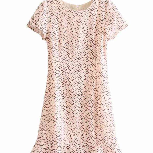 women fashion polka dot ruffles mini dresses casual female o-neck short sleeve girls chic vestidos 210531, Black;gray
women fashion polka dot ruffles mini dresses casual female o-neck short sleeve girls chic vestidos 210531, Black;gray