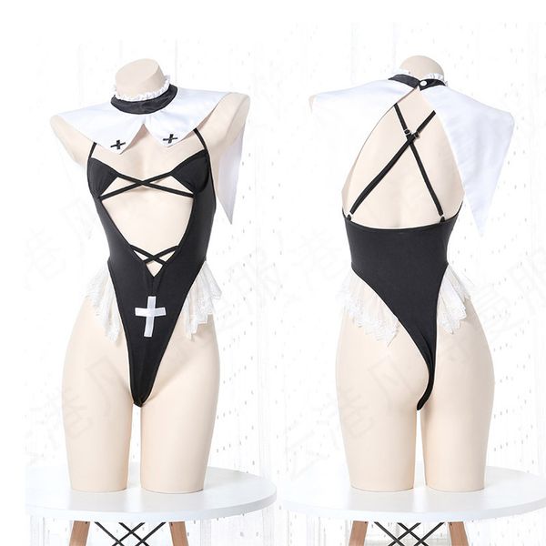 lingerie body suit for women lolita cute one piece swimwear sukumizu sister underwear set nun cosplay uniform bodysuit, Red;black
lingerie body suit for women lolita cute one piece swimwear sukumizu sister underwear set nun cosplay uniform bodysuit, Red;black