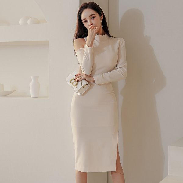 arrival fashion midi spring dress ol temperament white personality strapless split hip pencil, Black;gray
arrival fashion midi spring dress ol temperament white personality strapless split hip pencil, Black;gray