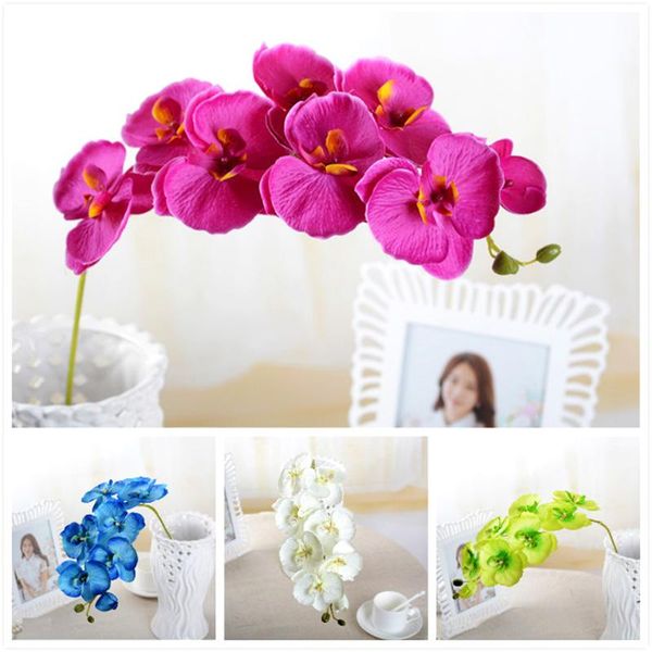 2pcs 93cm long flower crafts fake phalaenopsis orchid lifelike artificial silk bouquet wedding home party decor gift decorative flowers & wr
2pcs 93cm long flower crafts fake phalaenopsis orchid lifelike artificial silk bouquet wedding home party decor gift decorative flowers & wr