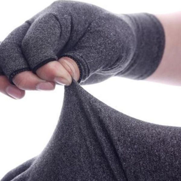 wrist support 1pair half-finger cotton compression glove grey women men elastic hand arthritis joint pain relief gloves heath care wristband, Black;red
wrist support 1pair half-finger cotton compression glove grey women men elastic hand arthritis joint pain relief gloves heath care wristband, Black;red