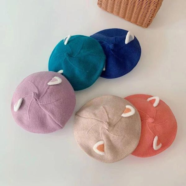 berets kid beret cute cat shape hat winter cap autumn punk children wholesale beretcandy color knitted painter, Blue;gray
berets kid beret cute cat shape hat winter cap autumn punk children wholesale beretcandy color knitted painter, Blue;gray