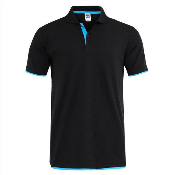 professional design man shirt summer men polo casual breathable cotton short sleeve high quality, White;black 
professional design man shirt summer men polo casual breathable cotton short sleeve high quality, White;black