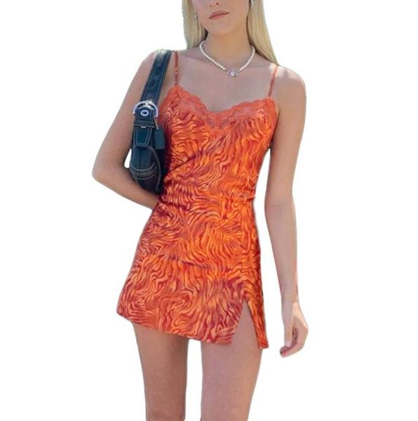 summer women bodycon mini dress v-neck trendy print spaghetti strap sleeveless v neck lace trim cami short casual dresses, Black;gray
summer women bodycon mini dress v-neck trendy print spaghetti strap sleeveless v neck lace trim cami short casual dresses, Black;gray