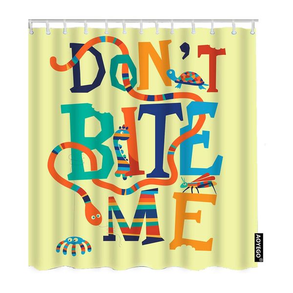 animals bathroom shower curtain word don't bite me insect ocs bug turtle spider snake curtains home long polyester fabric
animals bathroom shower curtain word don't bite me insect ocs bug turtle spider snake curtains home long polyester fabric