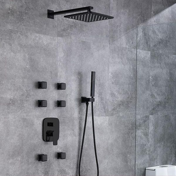 shower panel wall mounted 10"12" rain heads black bathroom faucet set and cold water mixer showers body jet jacuzzi sets
shower panel wall mounted 10"12" rain heads black bathroom faucet set and cold water mixer showers body jet jacuzzi sets