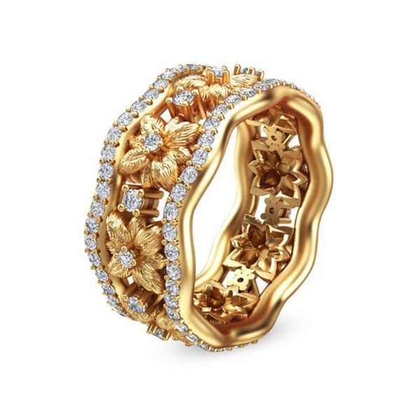 cluster rings golden flower crystal ring for women fashion vintage wedding finger engagement glamour jewelry gifts accessories bijoux, Golden;silver
cluster rings golden flower crystal ring for women fashion vintage wedding finger engagement glamour jewelry gifts accessories bijoux, Golden;silver