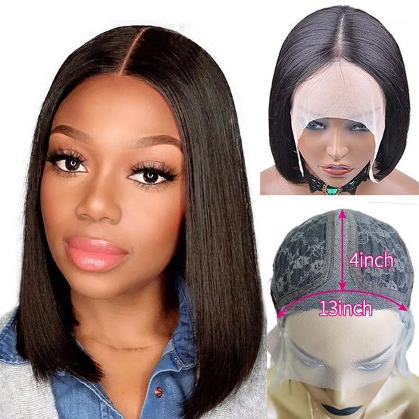 part lace wig short bob front wigs brazilian straight closure human hair with baby remy 150%1, Black;brown
part lace wig short bob front wigs brazilian straight closure human hair with baby remy 150%1, Black;brown