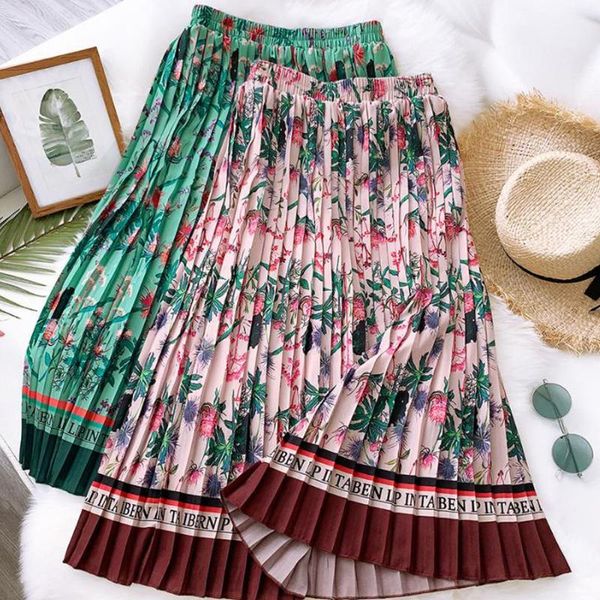boho vintage print floral skirt long maxi skirts womens exotic elastic waist pleated draped pink ladies casual slim, Black
boho vintage print floral skirt long maxi skirts womens exotic elastic waist pleated draped pink ladies casual slim, Black
