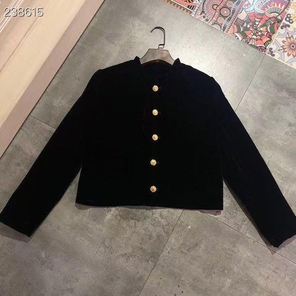 women's jackets fyion jacket 2021 autumn winter fashion design women runway velvet ruffles collar gold buttons elegant slim black colat, Black;brown
women's jackets fyion jacket 2021 autumn winter fashion design women runway velvet ruffles collar gold buttons elegant slim black colat, Black;brown