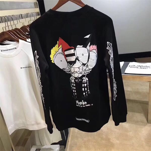 brand chrome chao hearts sanskrit color graffiti cartoon round neck men's and women's sweater, Black
brand chrome chao hearts sanskrit color graffiti cartoon round neck men's and women's sweater, Black