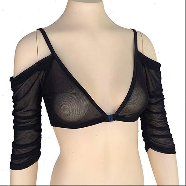 deep v neck strap womens t shirt crop both wear sheer seamless arm shaper tee mesh mujer plus, White
deep v neck strap womens t shirt crop both wear sheer seamless arm shaper tee mesh mujer plus, White