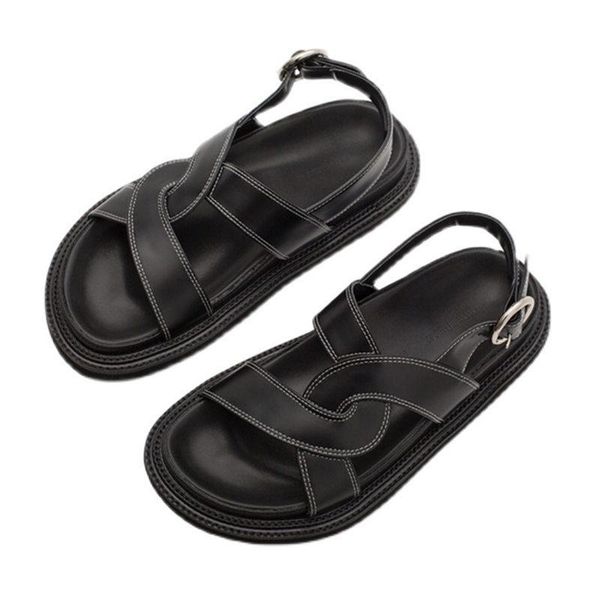 sandals mazefeng 2021 women leather shoes summer buckle strap hollow out beach cool ladies footwear size 35-39, Black
sandals mazefeng 2021 women leather shoes summer buckle strap hollow out beach cool ladies footwear size 35-39, Black