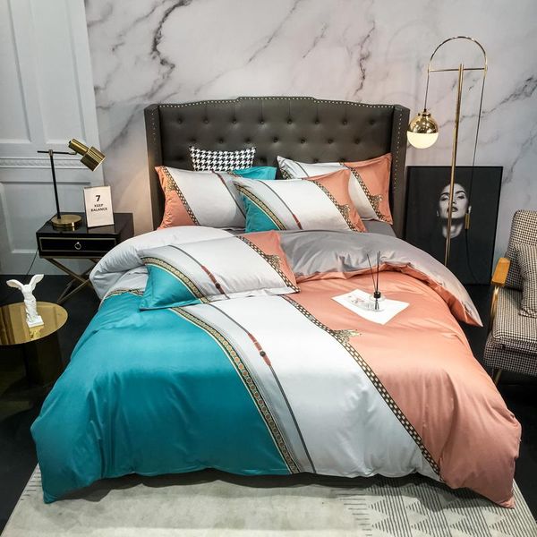 bedding sets michiko home textiles light luxury pure color splicing quilt cover sheet pillowcase cotton double bed four piece set
bedding sets michiko home textiles light luxury pure color splicing quilt cover sheet pillowcase cotton double bed four piece set