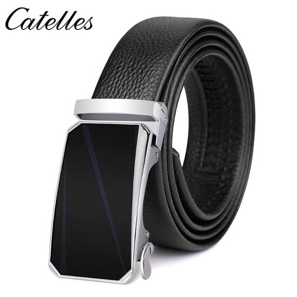 men luxury fashion automatic buckle ratchet belts comfort click leather male belt, Black;brown
men luxury fashion automatic buckle ratchet belts comfort click leather male belt, Black;brown
