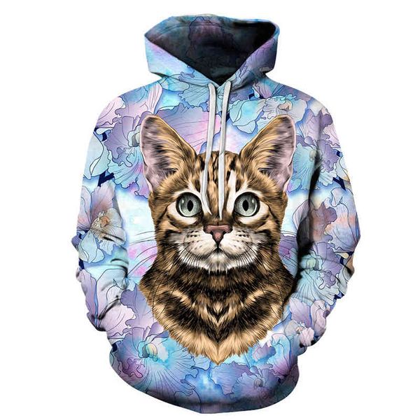 casual menswear sweater 3d printed hoodie animal cat, Black
casual menswear sweater 3d printed hoodie animal cat, Black