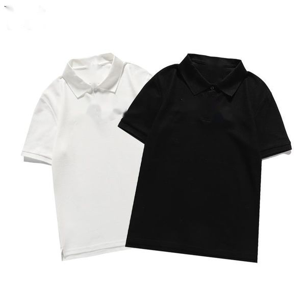 d-2068 summer women short sleeve printing polo shirt black white tees stand collar t-shirt pullovers casual loose men sportwear, White;black
d-2068 summer women short sleeve printing polo shirt black white tees stand collar t-shirt pullovers casual loose men sportwear, White;black